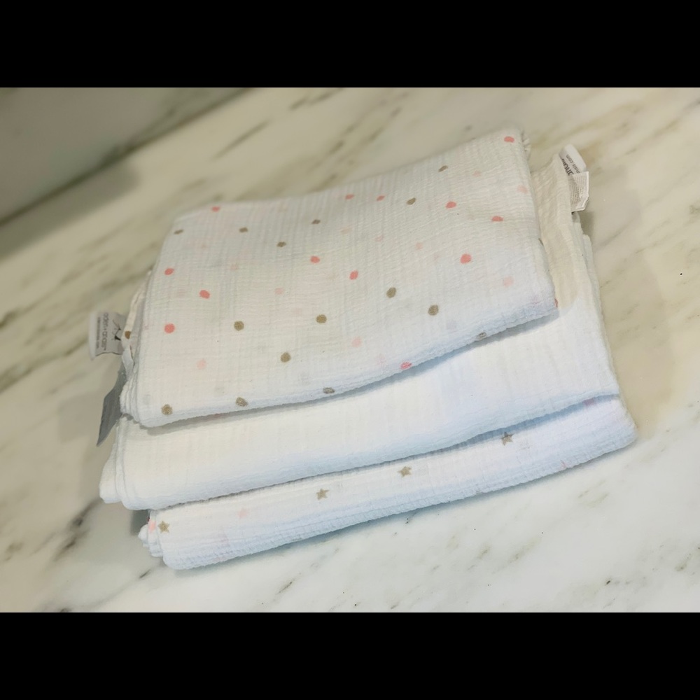 Aden + Anais Lot of 3 Muslim Blankets EXCELLENT